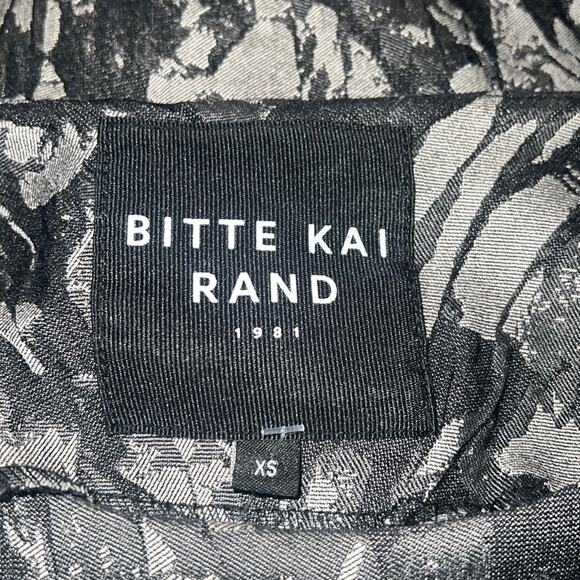 BITTE KAI RAND patterned body con zip up dress XS - Picture 2 of 6
